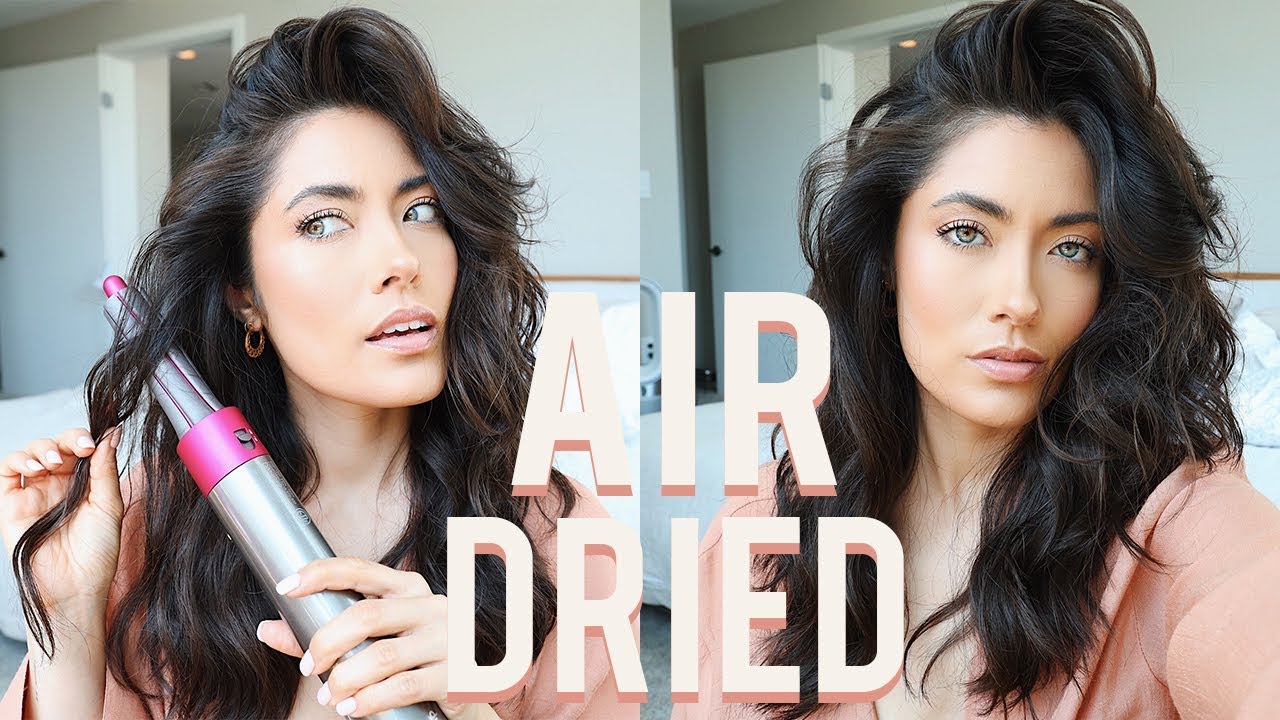 10 minute Air Dried Hair using the Dyson Airwrap | Melissa Alatorre