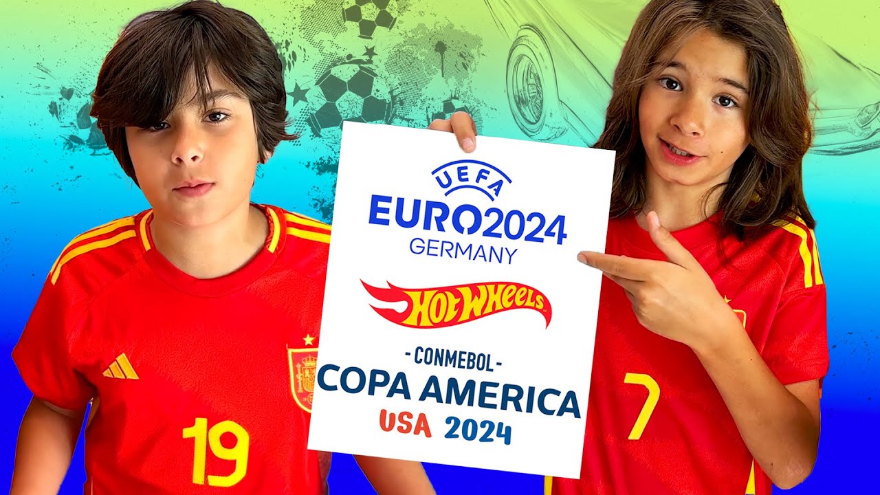 Eurocopa Vs. Copa America 🏎⚽ HOT WHEELS ⚽🏎 Los 40 PAISES!!