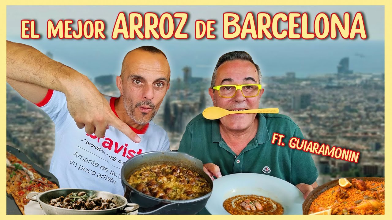 🥘 El MEJOR ARROZ de BARCELONA - Pruebo 3 ARROCES con un experto: GUIARAMONIN 😎