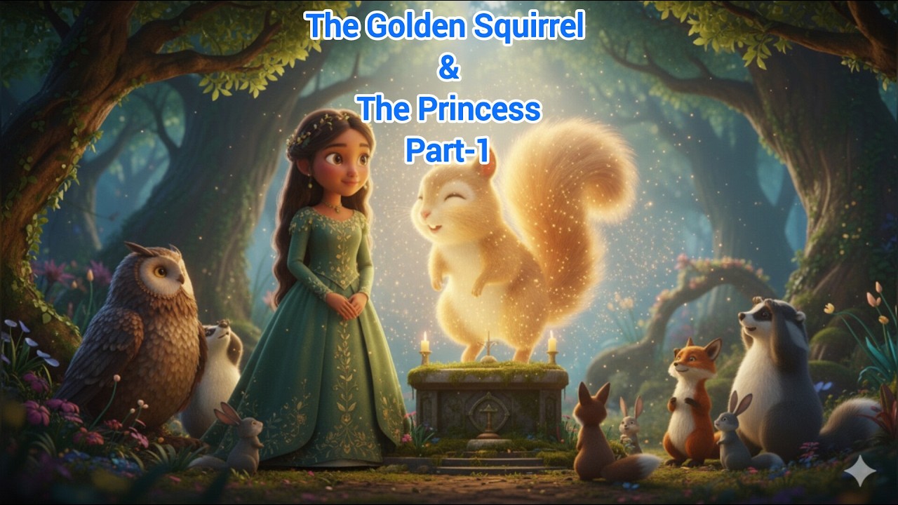 The Golden Squirrel and the Princess – Part 1 | ID MORAL STORY | English Stories | Kids Stories