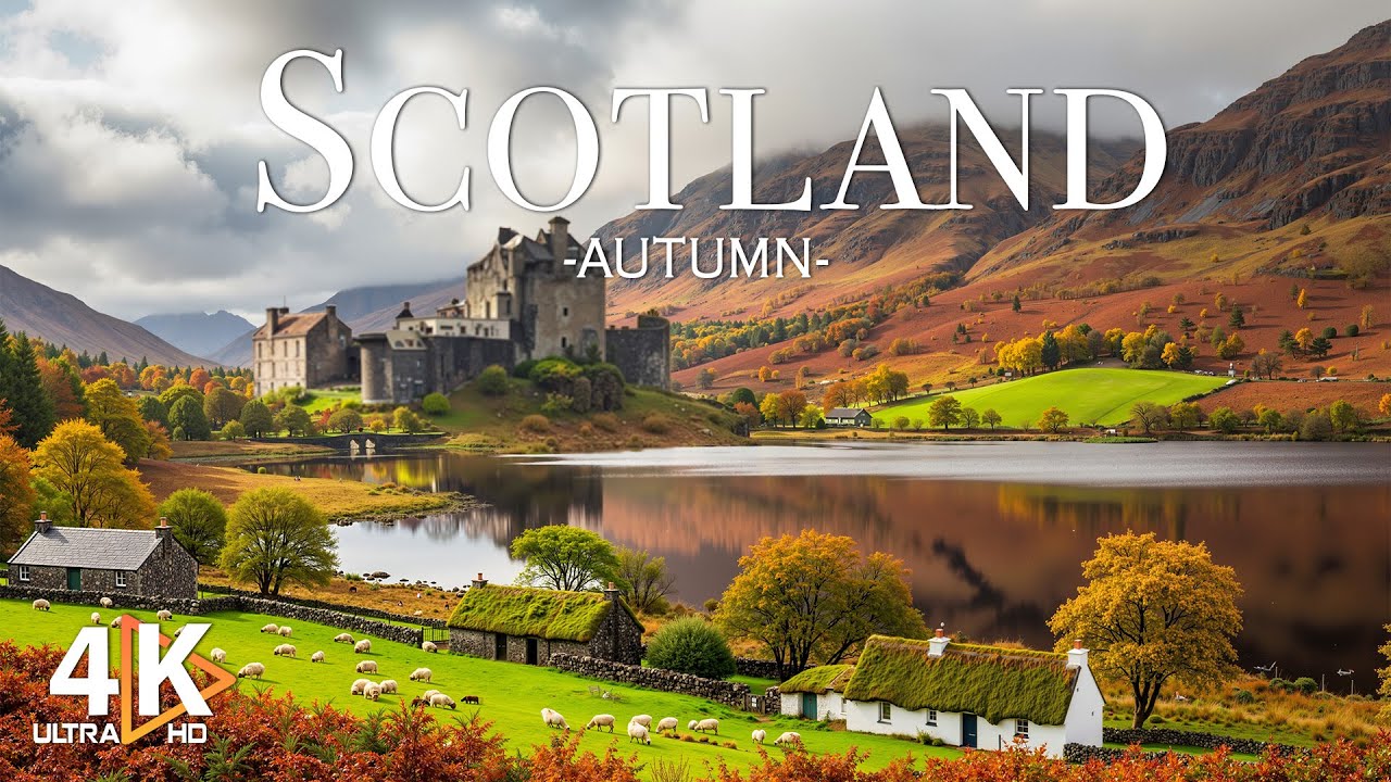 Scotland 4K &bull; Exploring Scotland&rsquo;s Rugged Coastlines and Serene Landscapes &bull; Relaxing Music