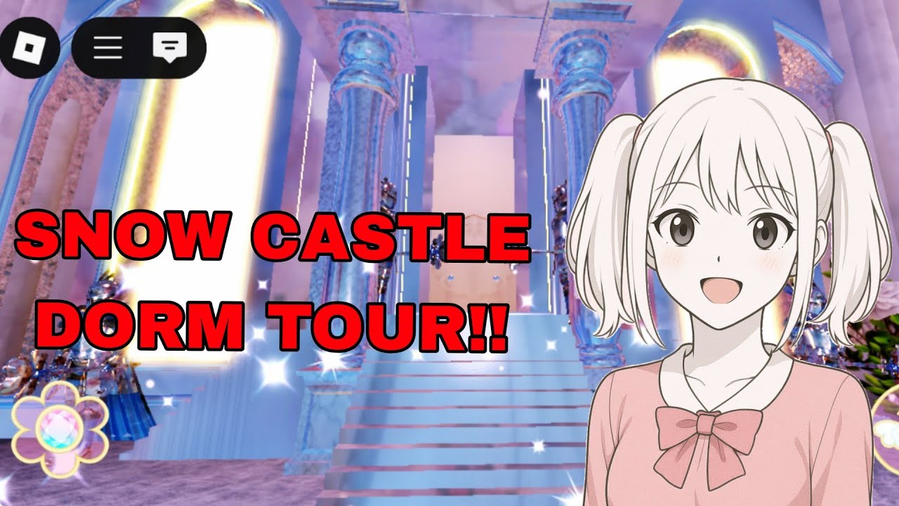 |ROYALE HIGH|🏰🌨️SNOW CASTLE DORM TOUR🌨️