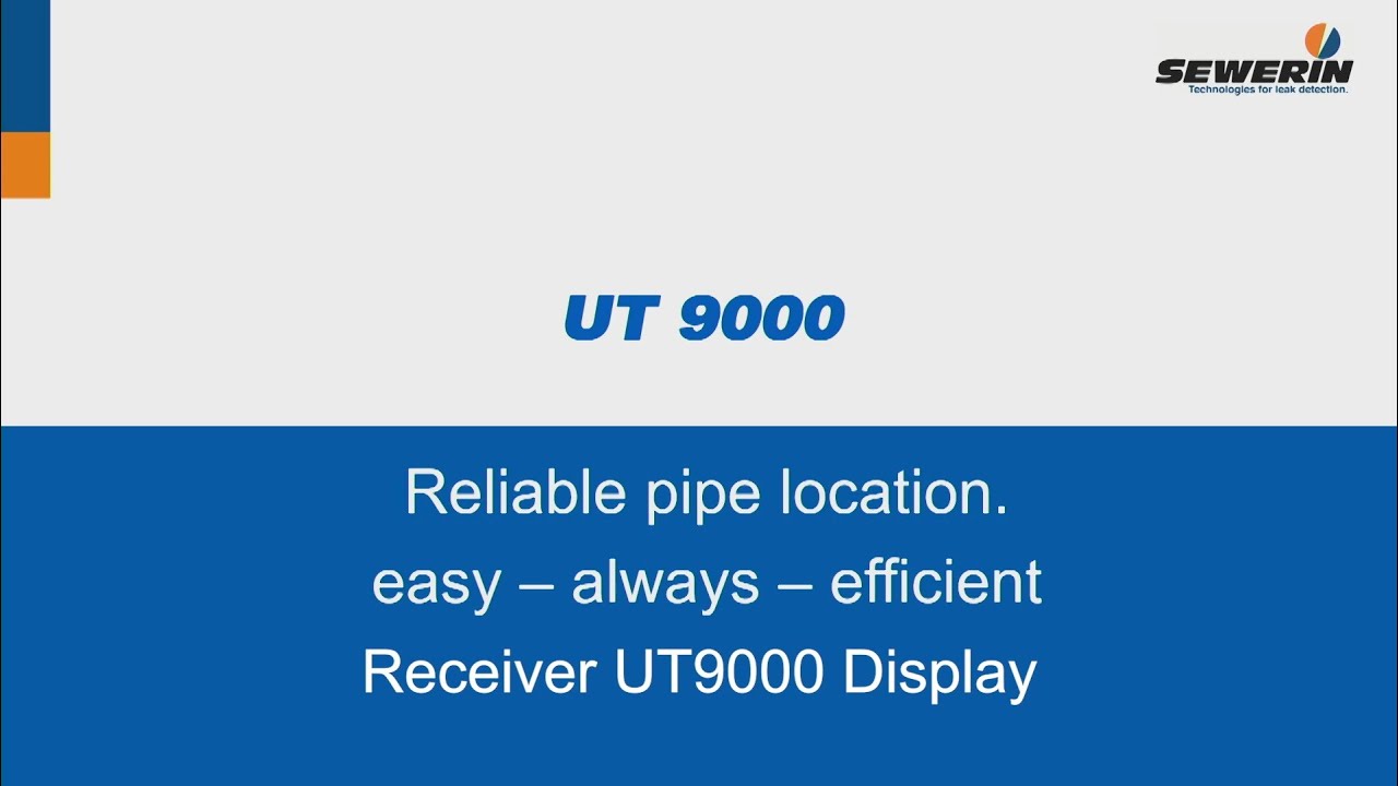 Localizador de tuberías metálicas y cables UT9000: Pantalla del Receptor UT9000