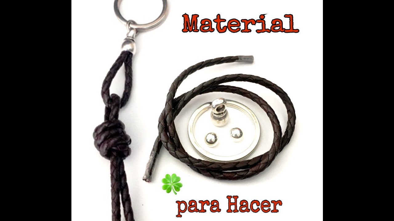 ✅Cómo HACER LLAVERO con Nudo. TUTORIAL para MANUALIDADES.