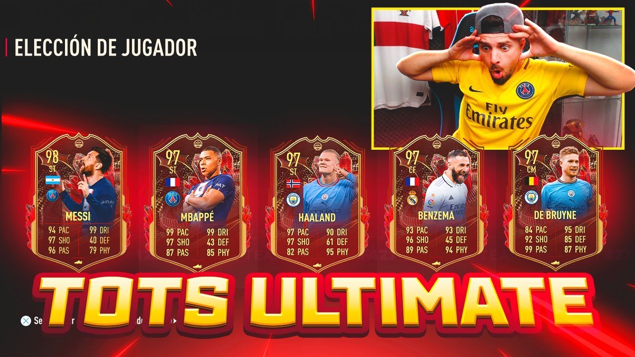 Mis TOTS ULTIMATE ROJOS y sale ESTO !! FIFA 23