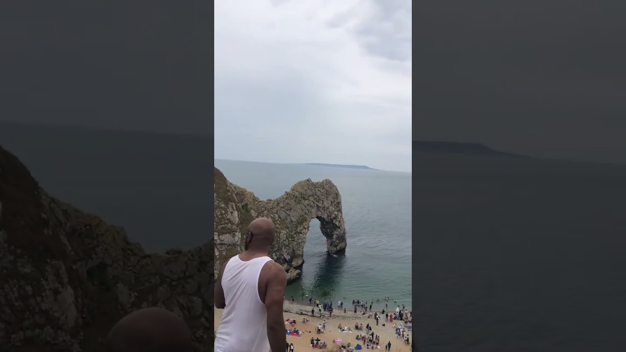 The world-famous Durdle Door Beach is located in England. #beach #durdledoor #beach #beachlife