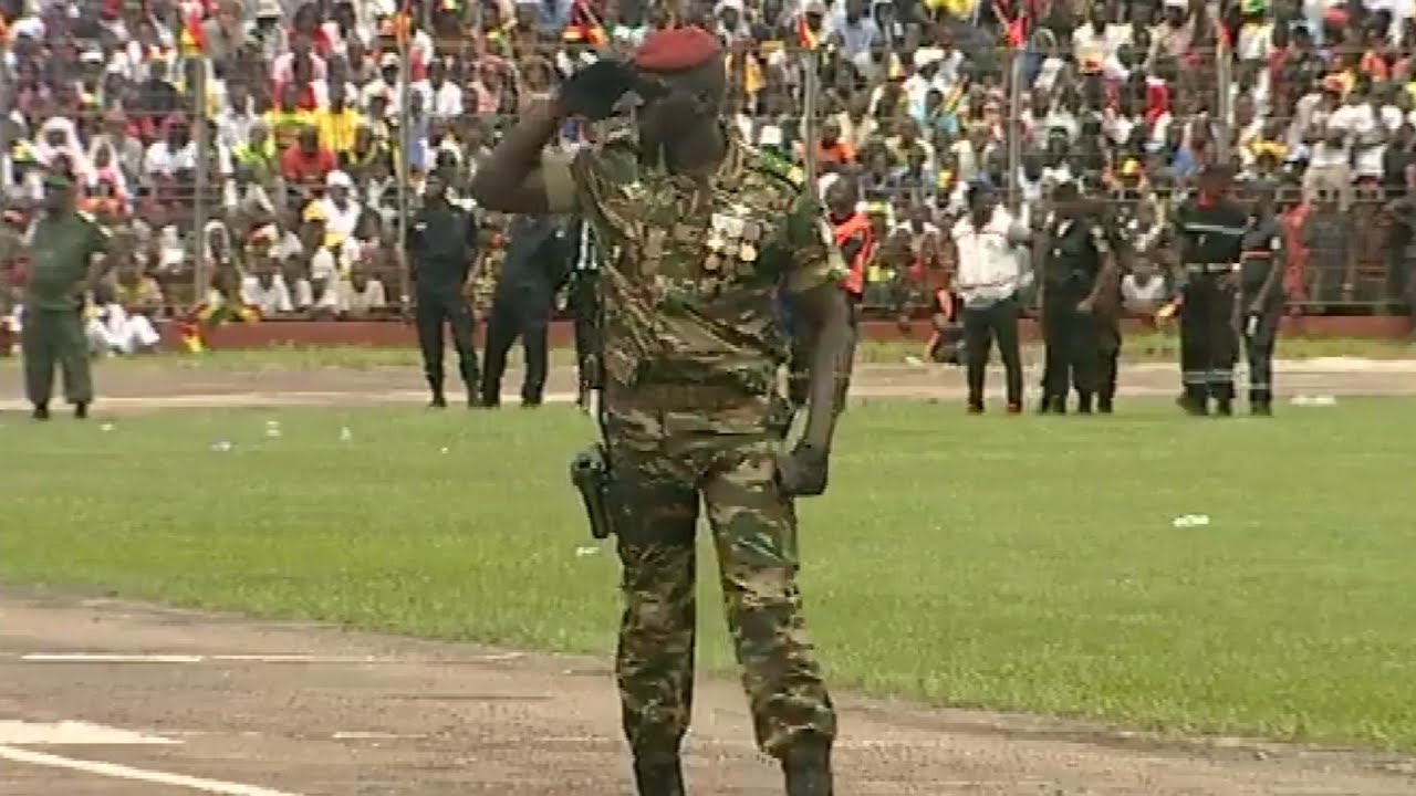 PARADE OF THE SPECIAL FORCES GROUP IN 2018, AT THE STADIUM OF 28 SEPTEMBER. RTG GUINEE 224.