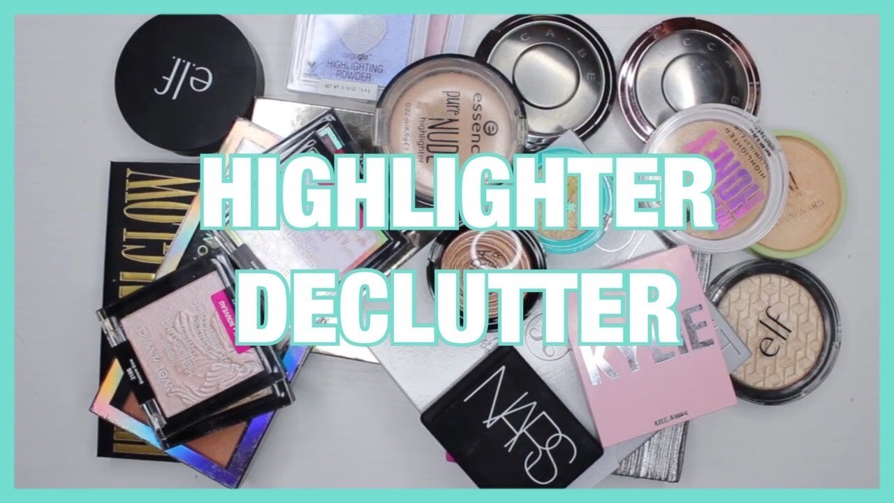 MASSIVE HIGHLIGHTER DECLUTTER | COSMOBYCONNIE