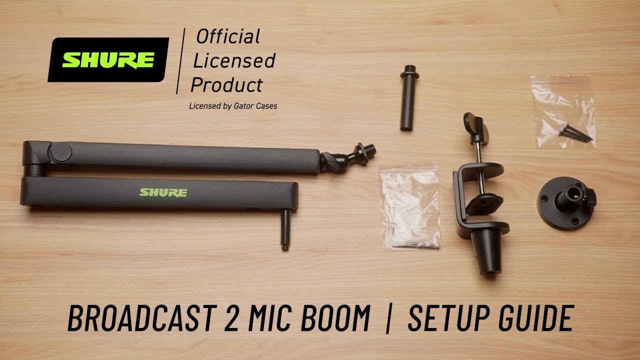 Краткое руководство пользователя Shure Broadcast Boom 2 🏃🎙️