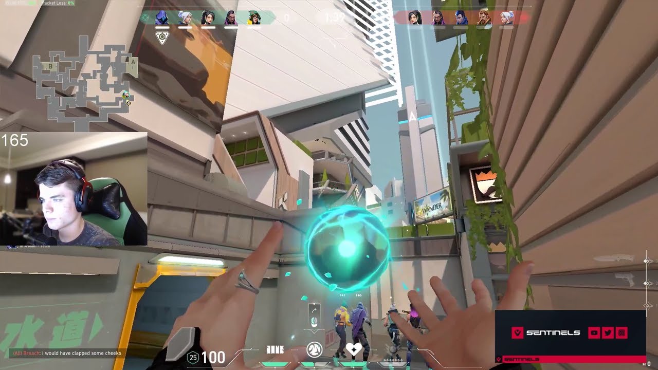 MVP! Sentinels Sick Radiant SAGE ! gameplay [ FULL MATCH VOD ]