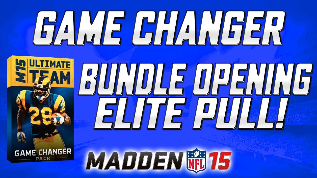 MUT 15 - GAME CHANGER BUNDLE OPENING | Is It Worth It? ELITE PULL!