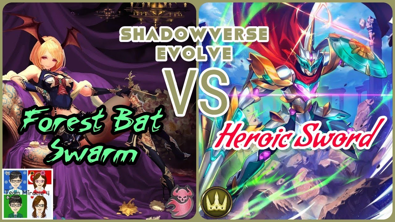 Our Channel's First Shadowverse Evolve Fight! | Queen Vampire (Abysscraft) VS Heroic (Swordcraft)