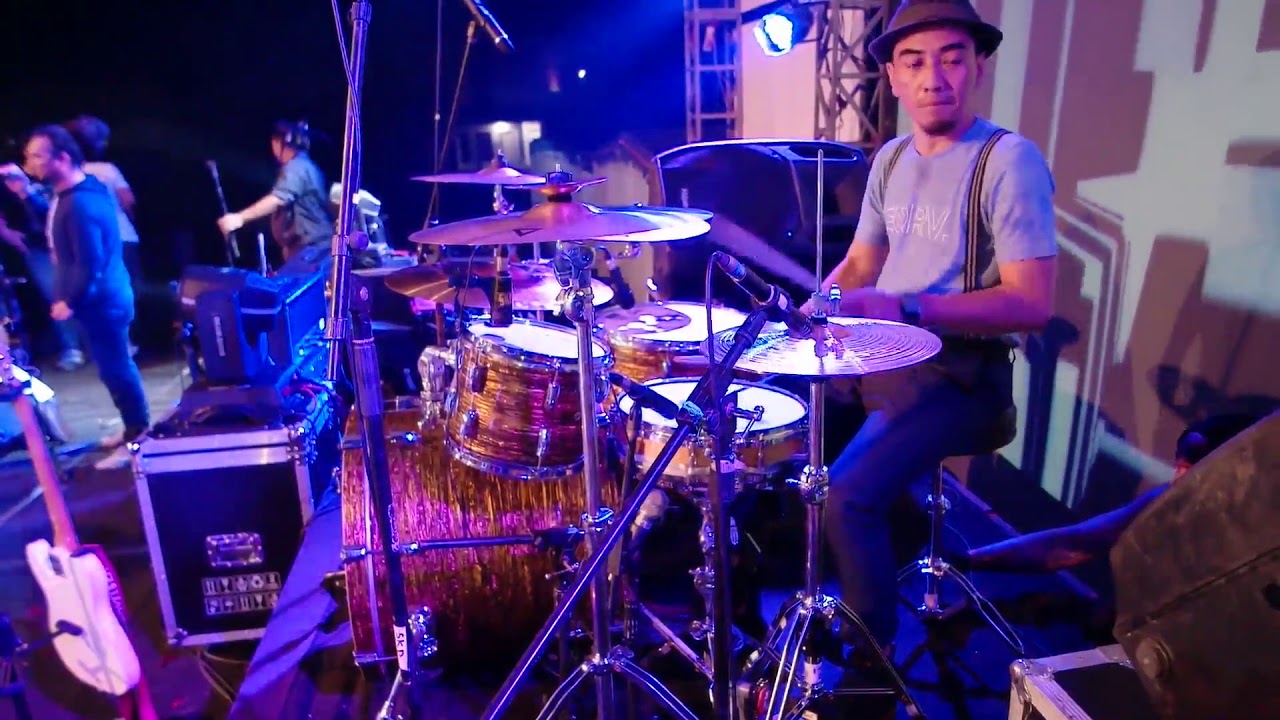 Gocay Steven and Coconutreez Drum Cam   Trully kawan Live Kediri