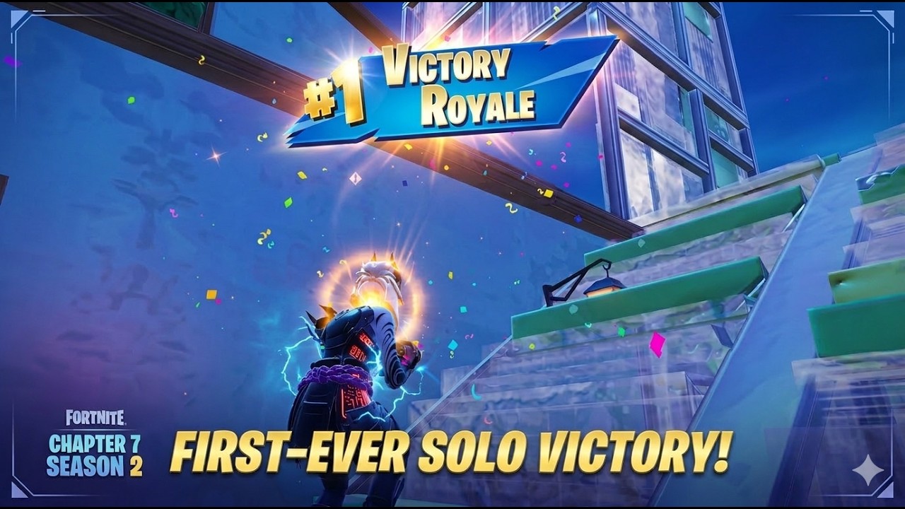 My first W in Fortnite Chapter 7 Season 2!