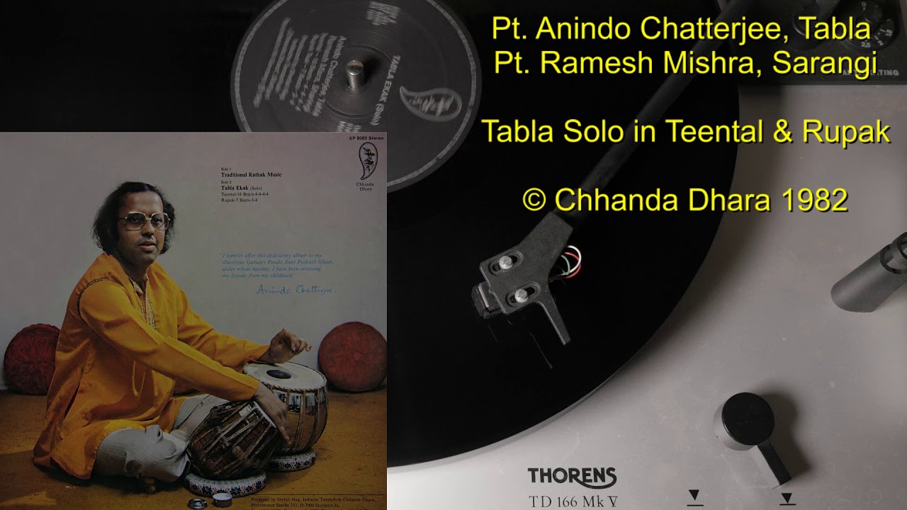 Pt. Anindo Chatterjee - Tabla Solo in Teental & Rupak, 1982