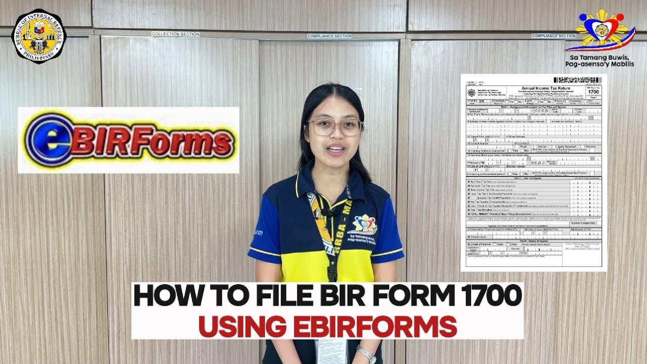 How to File BIR Form 1700 Using eBIRFORMS | For Taxable Year 2023
