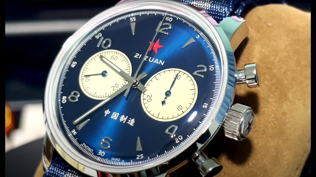 SEAKOSS - Seagull 1963 Pilot Chronograph (Modern Blue Dial)