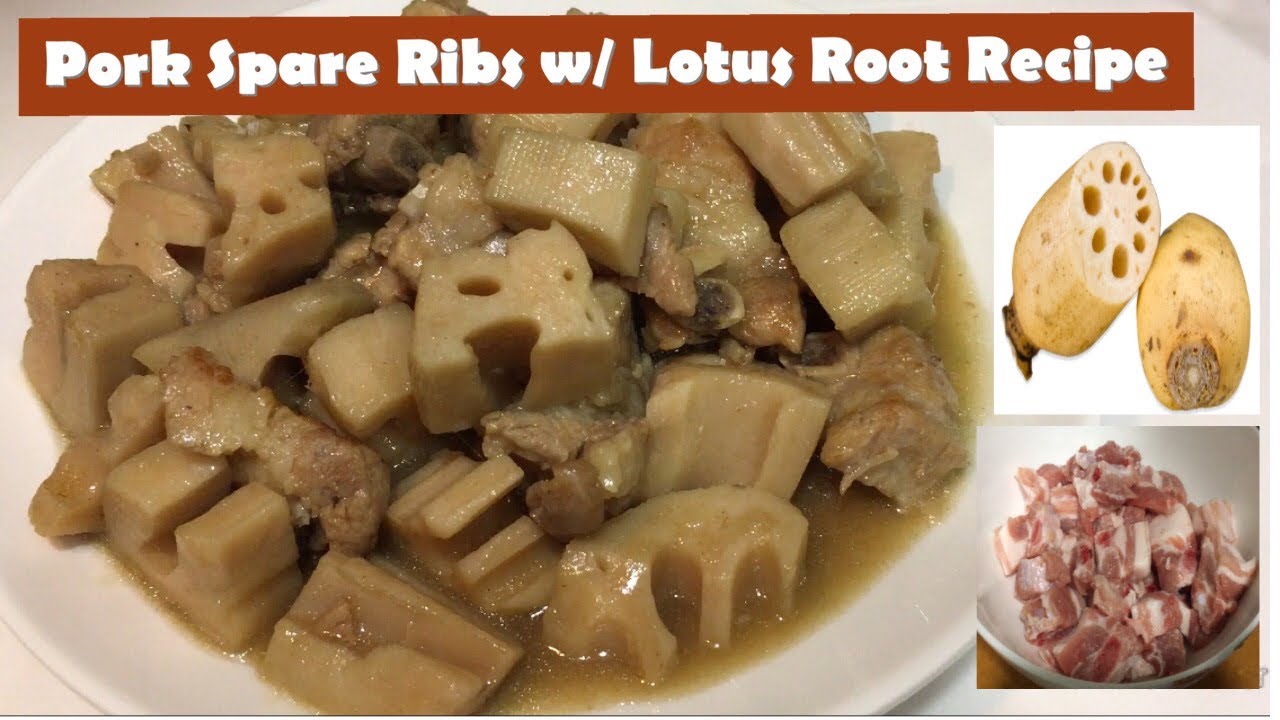 Braised Pork Spare Ribs w/ Lotus Root Recipe