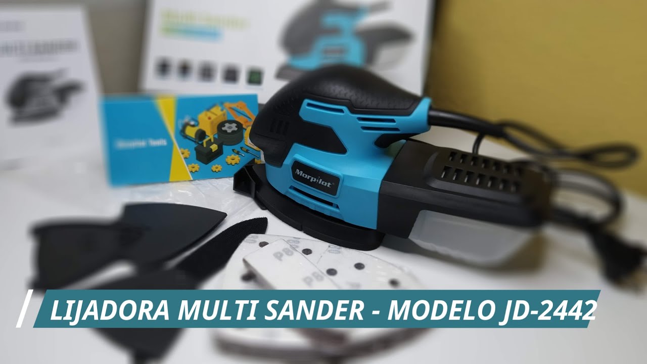 Lijadora Eléctrica para Madera - Electric Wood Sander / Multi Sander JD-2442