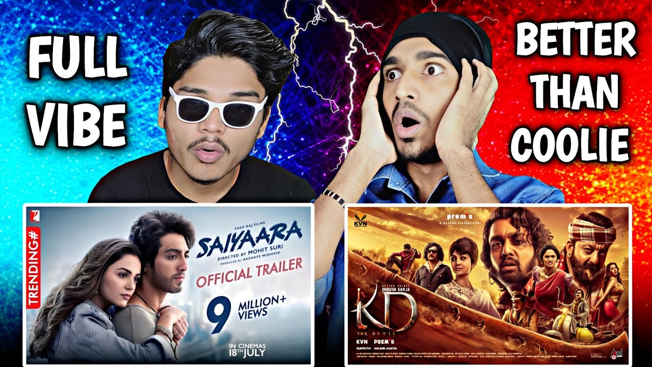 Saiyaara Trailer & KD Teaser REACTION | Dhruva Sarja | Mohit Suri |