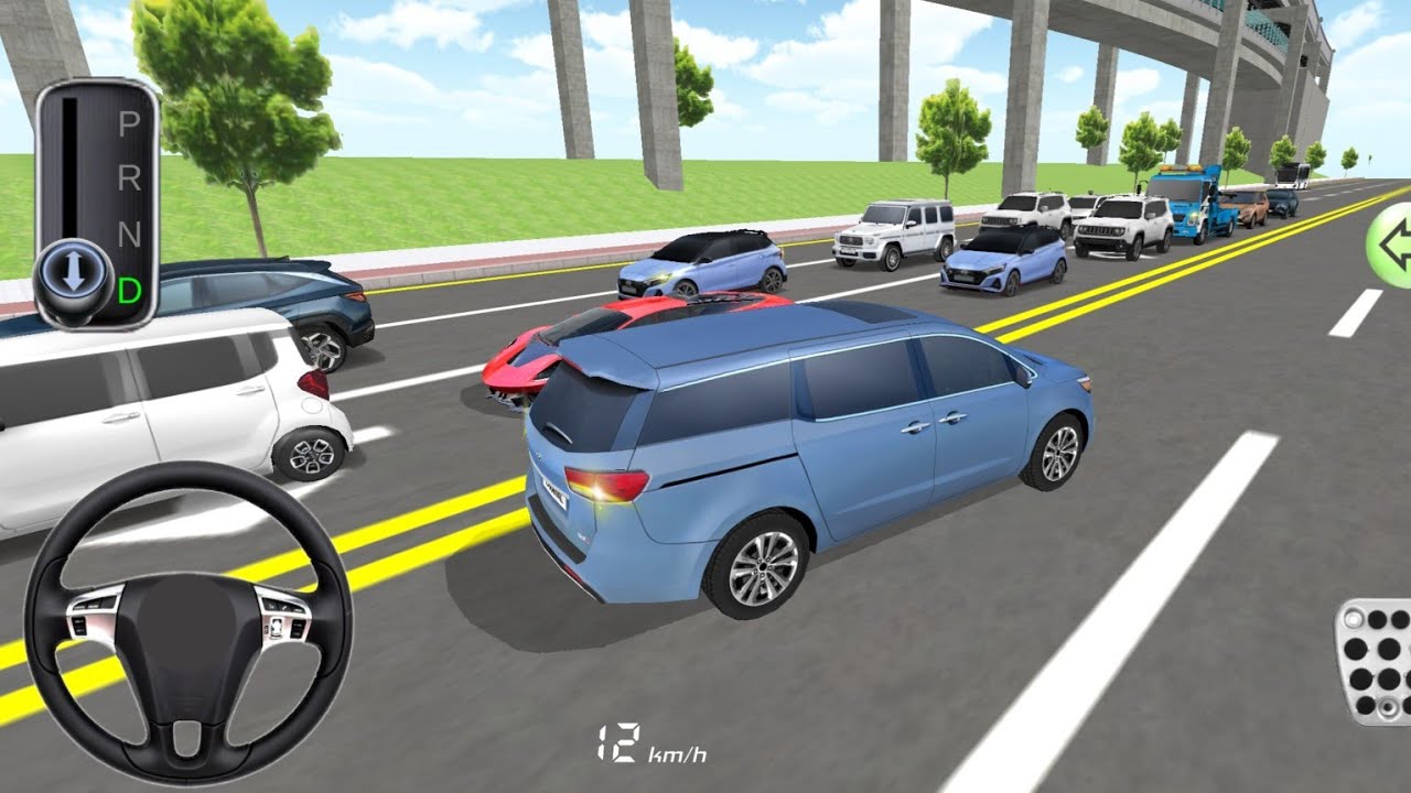 New Car Buy Used Kia Carnival White Car in #3D Driving Class #–Auto Repairing Hhop Best Gameplay,,