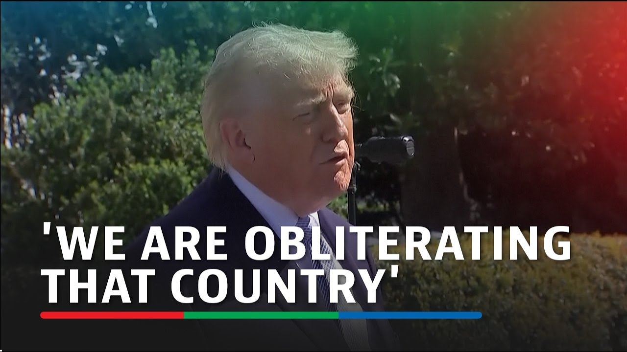 Trump says Tuesday deadline to make a deal with Iran is final | ABS-CBN News