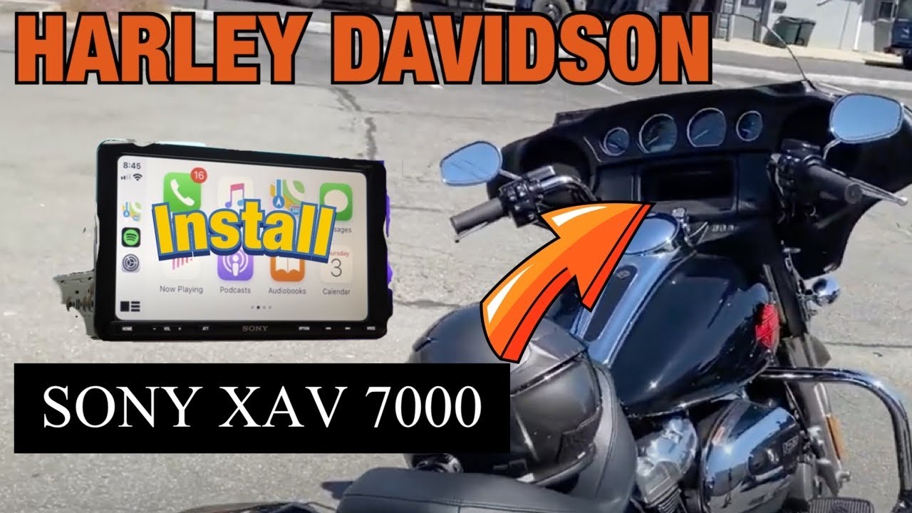 How To Install a SONY XAV AX7000 on Harley Davidson