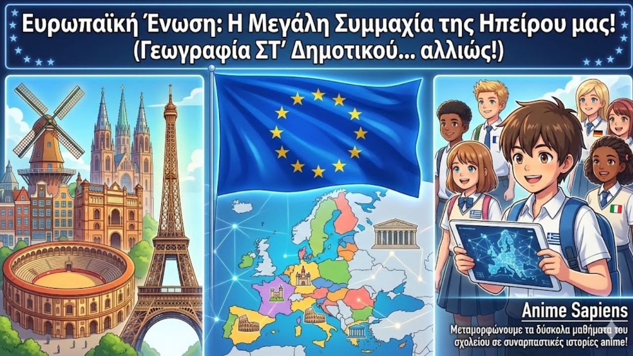 Ευρωπαϊκή Ένωση: Η Μεγάλη Συμμαχία της Ηπείρου μας! (Γεωγραφία ΣΤ' Δημοτικού... αλλιώς!)