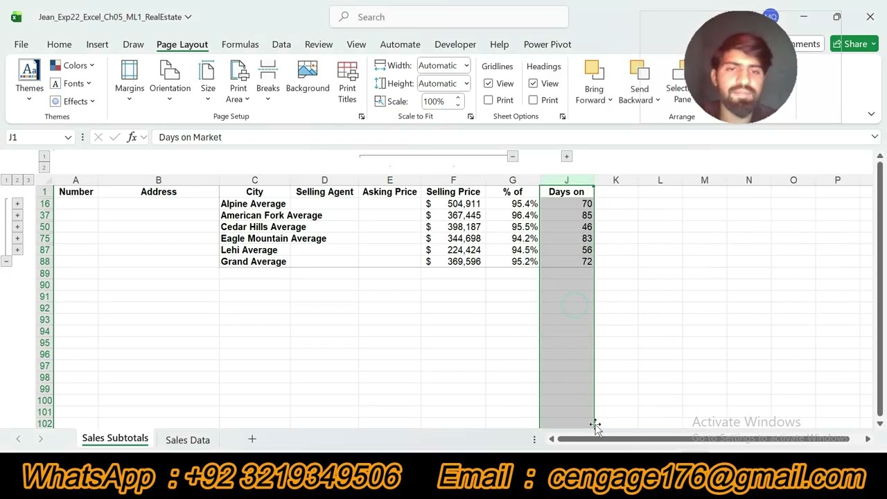 Exp22_Excel_Ch05_ML1_RealEstate | Exp22 Excel Ch05 ML1 RealEstate | Exp22 Excel Ch05