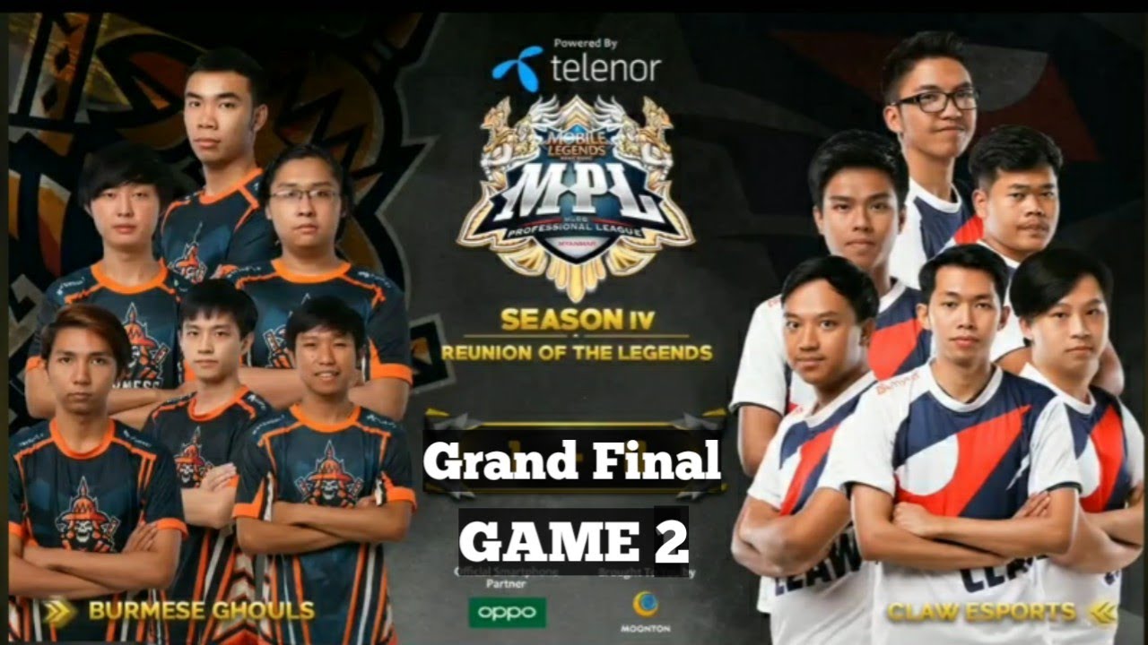 BurmeseGhouls Vs Claw Esports Grand Final GAME 2