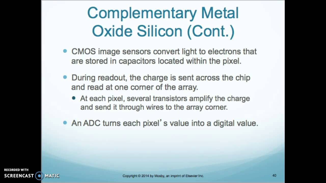RADT 110 CCD/CMOS #2