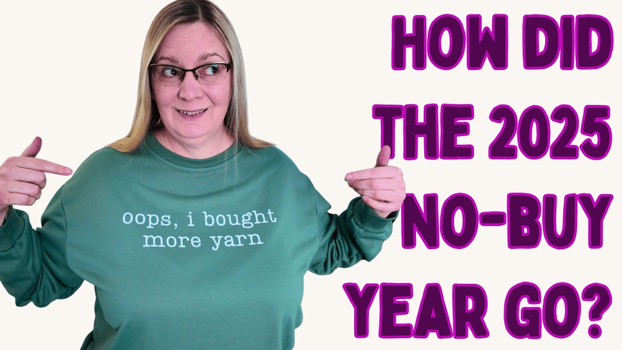 Reacting to my 2025 knit & crochet goals