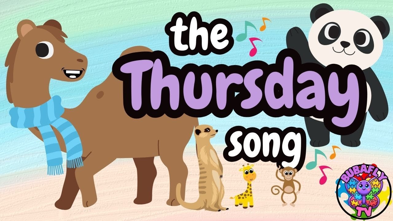Bubafly TV - It's Thursday Song - Happy Morning - Autism Kids Channel
