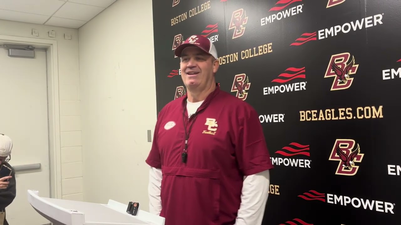 Boston College Head Coach Bill O’Brien’s Final Press Conference Ahead of Pitt