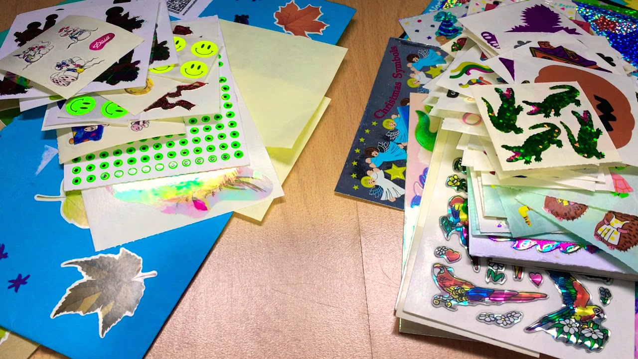 Awesome Vintage 80’s Sticker Collection Haul For My Sticker Collection From Germany!!!