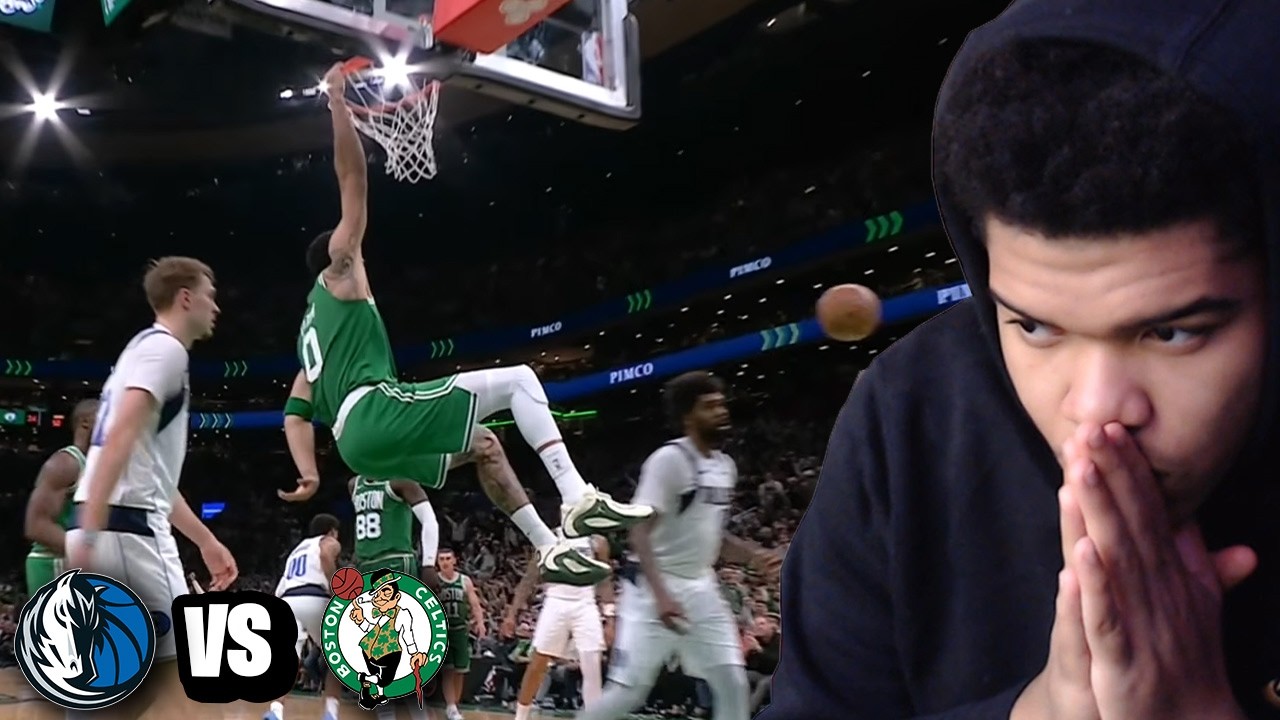 JAYSON TATUM SAVED MY LIFE... MAVERICKS at CELTICS FULL GAME HIGHLIGHTS REACTION