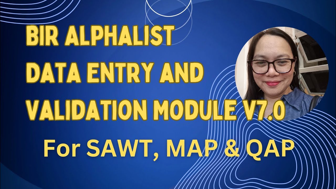 HOW TO DOWNLOAD AND INSTALL BIR ALPHALIST DATA ENTRY AND VALIDATION MODULE V7.0
