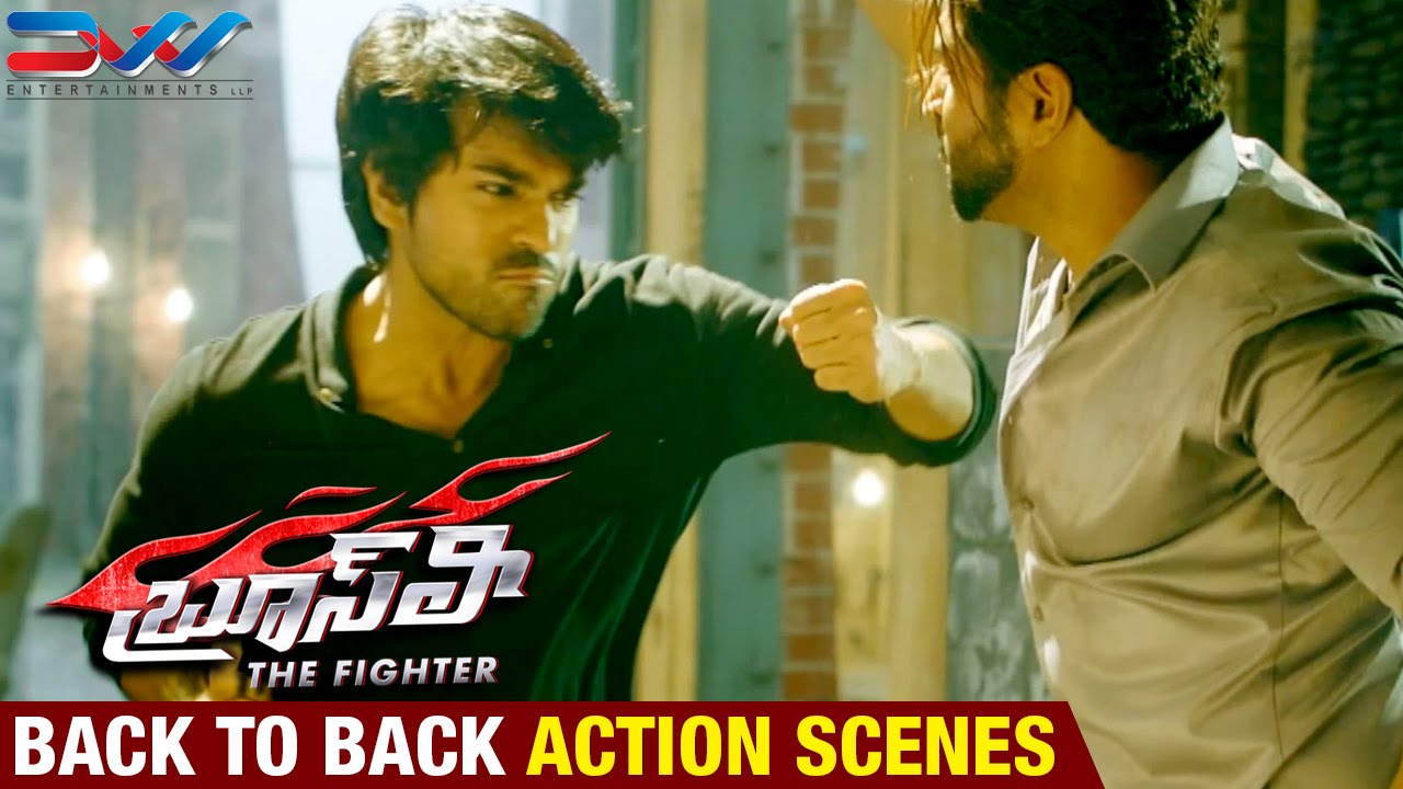 Bruce Lee The Fighter Telugu Movie | Back to Back Action Scenes | Ram Charan | Rakul Preet | DVV