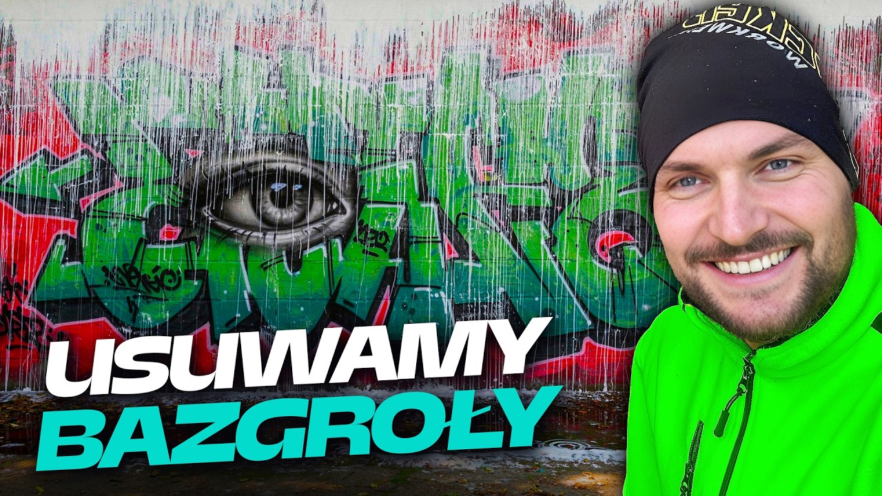 NIESAMOWITE REZULTATY! Jak usunąć graffiti Krak&oacute;w | DOMINIK MALUJE