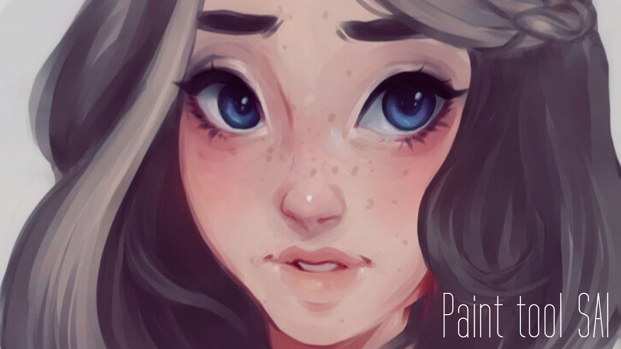 Digital Painting in Paint Tool SAI - COTTON