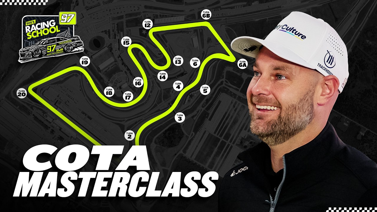 SVG’S Racing School: How to Drive at COTA 101 | NASCAR
