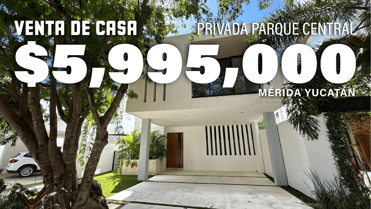 VENTA DE CASA EN MÉRIDA YUCATÁN | Privada Parque Central Cholul, Mérida Yucatán | Casa de lujo