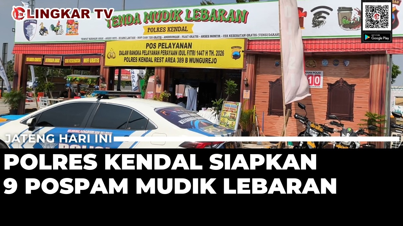 POLRES KENDAL SIAPKAN 9 POSPAM MUDIK LEBARAN 2026, ADA FASILITAS LENGKAP!