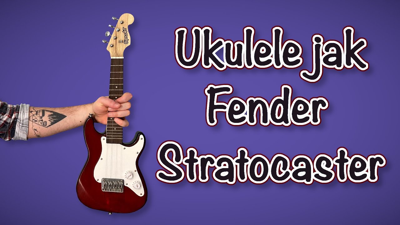 UKULELE ELEKTRYCZNE JAK FENDER STRATOCASTER ♬ BIPER ART STRATOLELE ♬