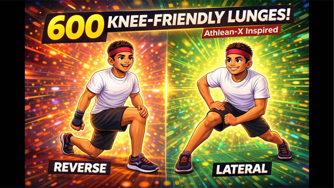 600 Lunges (Knee-Friendly) — Let’s See What Happens