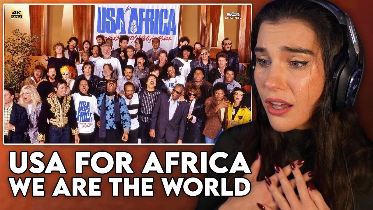 SO EMOTIONAL!!! First Time Reaction to U.S.A. For Africa - 