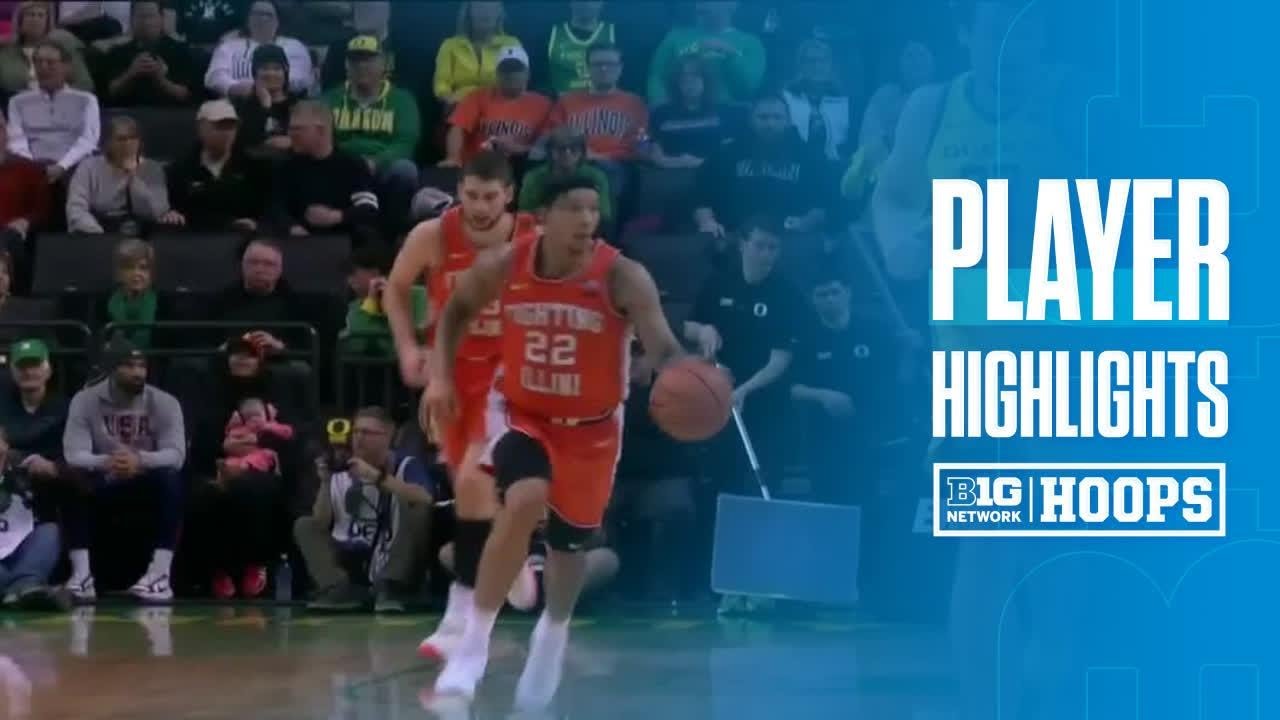 Tre White 20 PTS 11 REB DOUBLE-DOUBLE vs. Oregon | Illinois Basketball | 01/02/2025