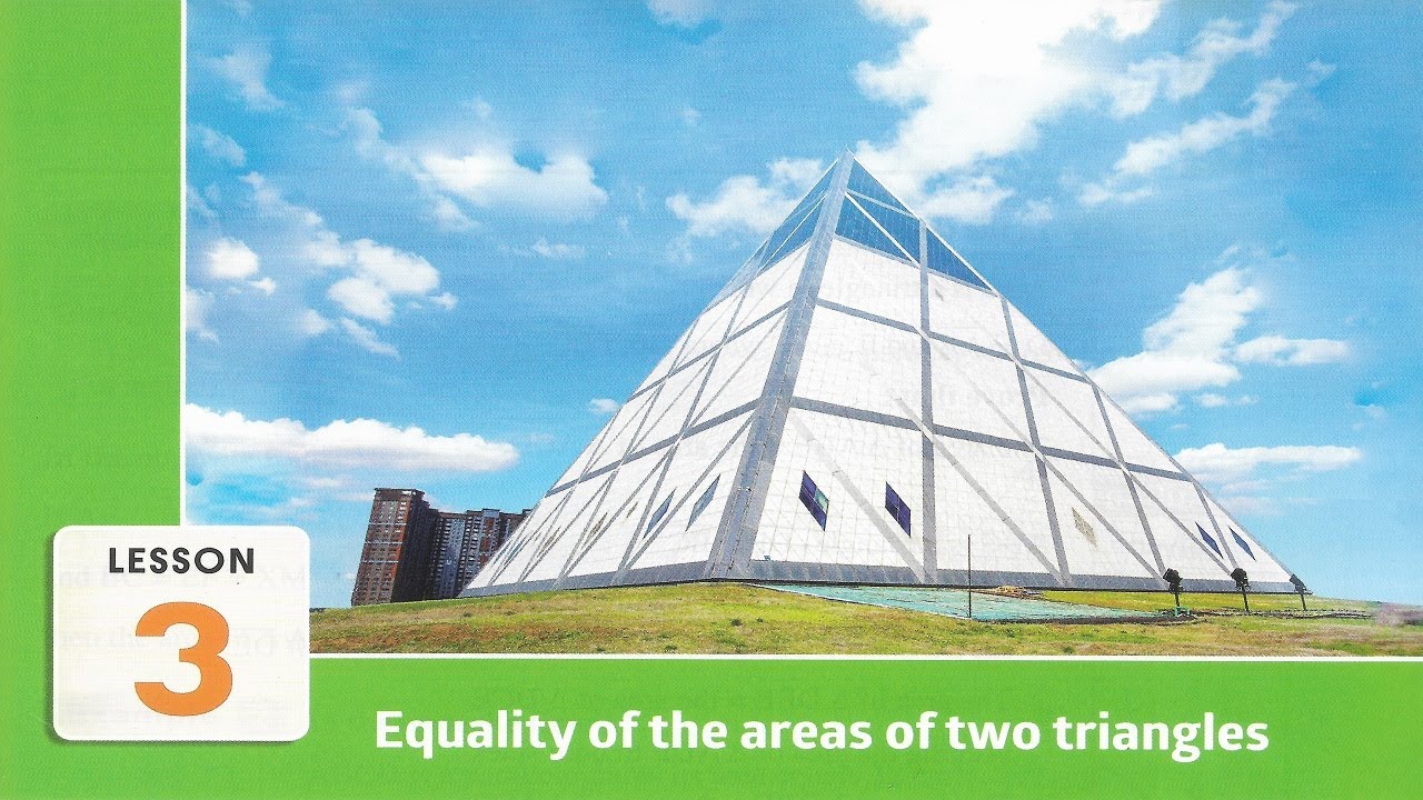 Prep2- 2nd term  4.3- Equality of the areas of two triangles شرح ماث ثانيه إعدادى لغات