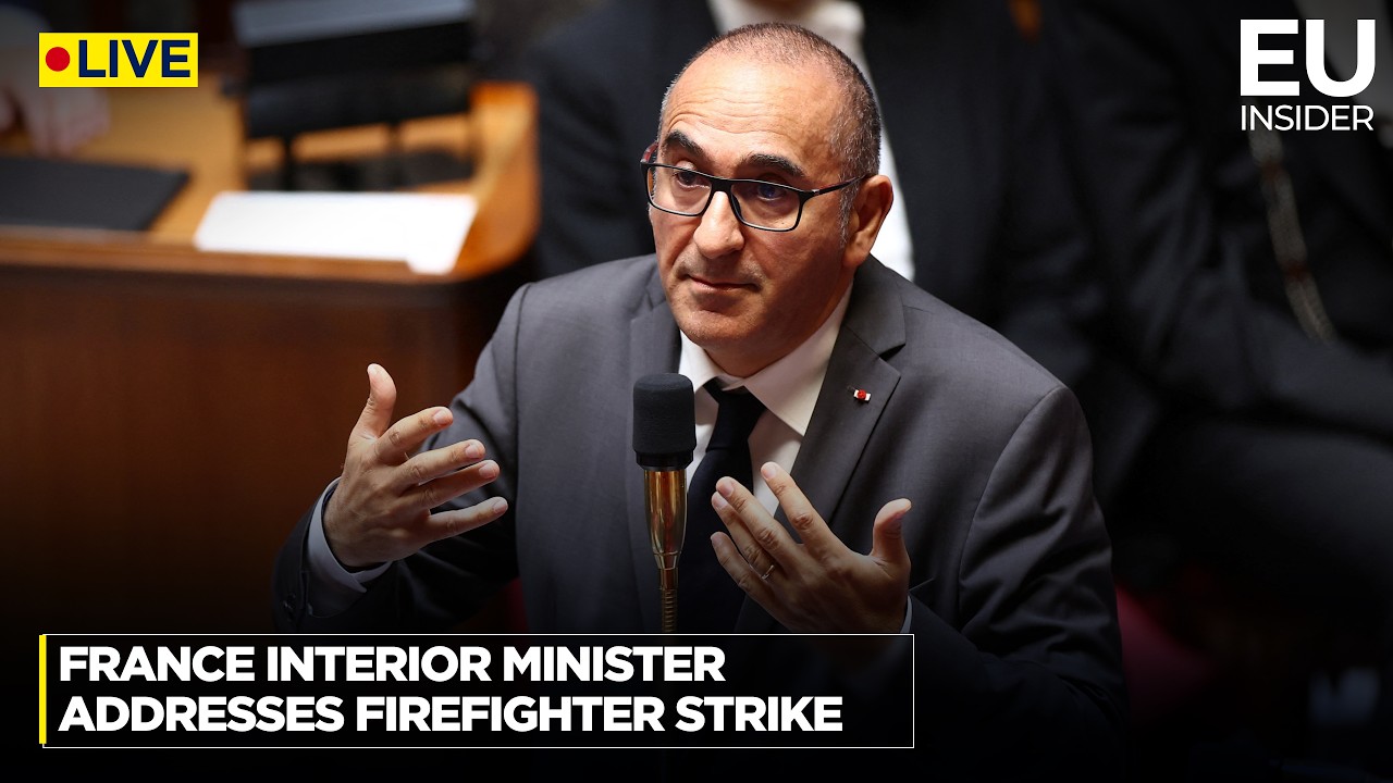 LIVE | French Interior Minister Speaks After Meeting Firefighter Unions During Strike | AC113