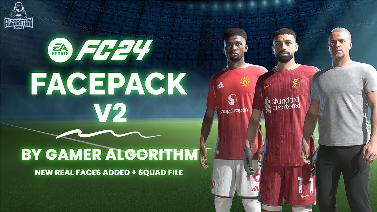 FacePack For FC 24 V By Gamer Algorithm | [Free] + Tutorial
